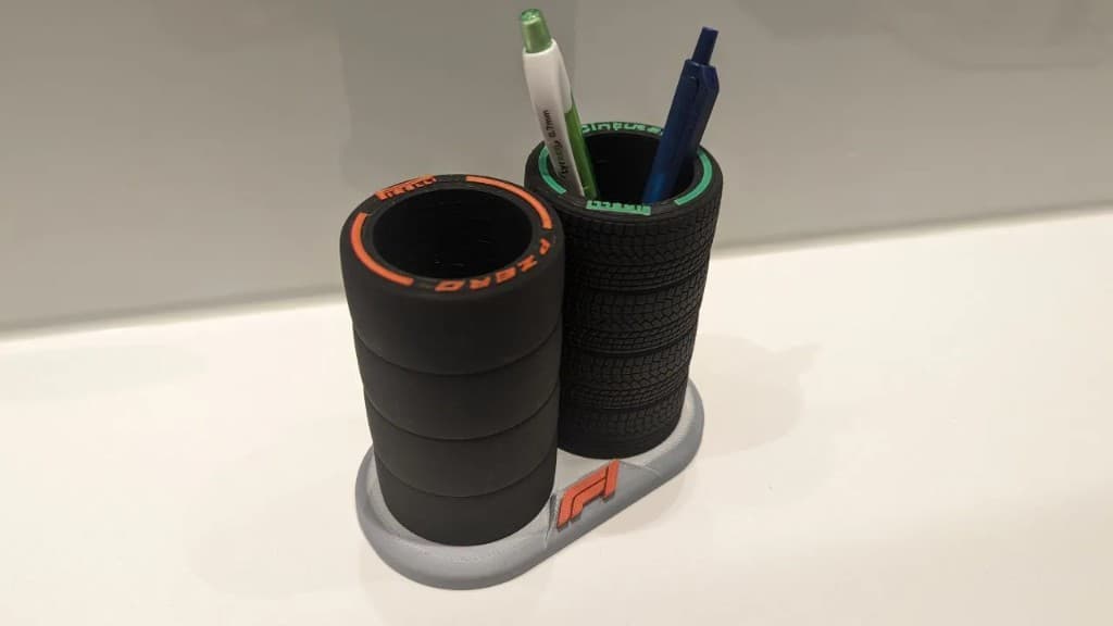 F1 Tyre Pen Holder